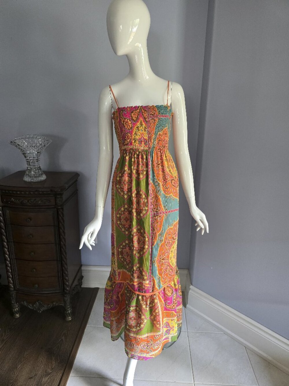 🌺 Nygard Paisley Maxi Dress | Size 10 | Boho Summer Sundress